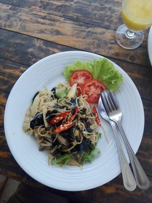 Delicious noodles at Tofu Kitchen in Koh Chang