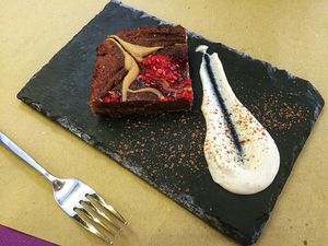 Dessert at Cardamomo Cucina Vegana in Arona