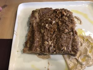 Lasagne at Cardamomo Cucina Vegana in Arona