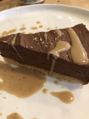 Chocolate moussecake at Cardamomo Cucina Vegana in Arona