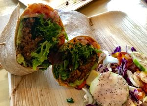 Harvest Moon Wrap at Blue Phoenix Cafe in Lexington