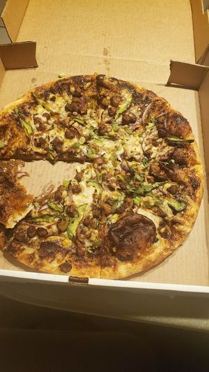 Veg (Soy) Manchurian made vegan at Pizzawala's in Canton