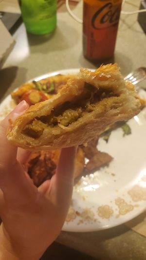 Veggie Puff at Pizzawala's in Canton