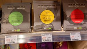 refined sugar free chocolate at HULC Bio-Food in Cologne
