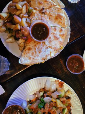 Vegan Quesadillas   at Aunt Yese's Home Cooking in Garden Grove