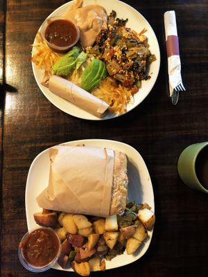 Vegan Scrambled | Vegan Torta  at Aunt Yese's Home Cooking in Garden Grove