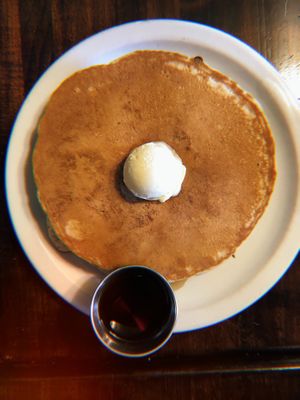Vegan Pancakes + Choco Chips and blueberries   at Aunt Yese's Home Cooking in Garden Grove