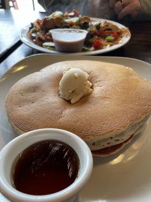 Vegan pancakes  at Aunt Yese's Home Cooking in Garden Grove