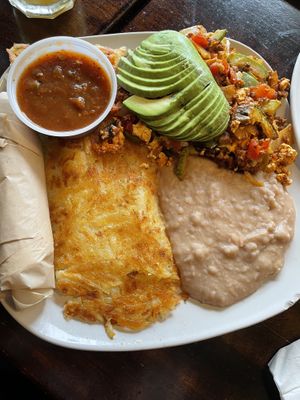 Vegan scramble   at Aunt Yese's Home Cooking in Garden Grove
