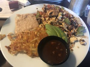 Vegan Scrambled! Simply Delicious  at Aunt Yese's Home Cooking in Garden Grove