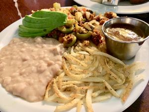 Vegan Scrambled at Aunt Yese's Home Cooking in Garden Grove