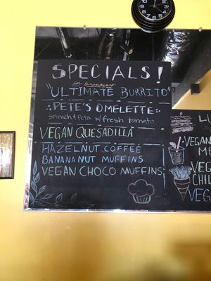 Vegan quesadilla - hopefully here to stay.  at Aunt Yese's Home Cooking in Garden Grove