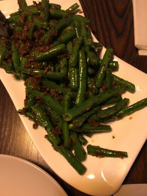 Green beans at Sichuan Kitchen in Portland