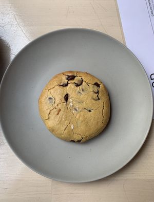 Vegan Chocolate chip cookie  at Nutie Donuts in Balmain