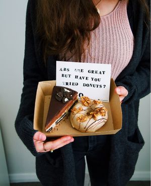 vegan goodnesses at Nutie Donuts in Balmain