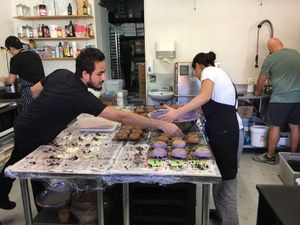 Everything is fresh. at Nutie Donuts in Balmain