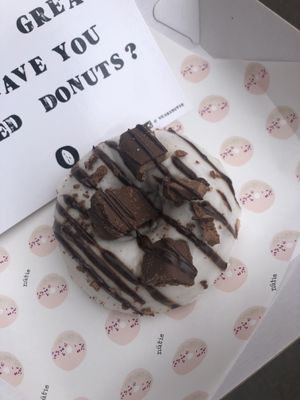 Cookies & Cream Donut at Nutie Donuts in Balmain