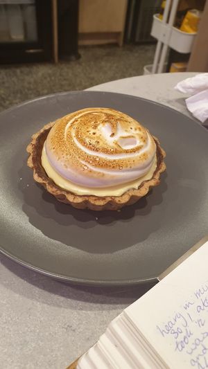 Lemon meringue pie at Nutie Donuts in Balmain