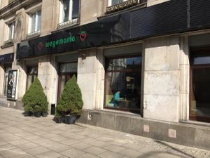 outside at Wegeguru in Warsaw