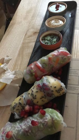 spring rolls  at Wegeguru in Warsaw