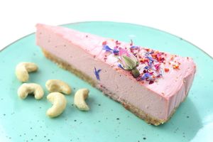 Cashew cake at Wegeguru in Warsaw