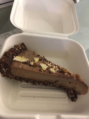 Banana pie at Wegeguru in Warsaw