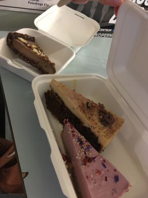 Cakes at Wegeguru in Warsaw