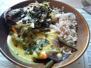 lunch of the day at Wegeguru in Warsaw