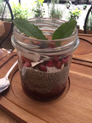 Chia Pudding at Wegeguru in Warsaw
