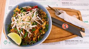 Classic noodles at Wegeguru in Warsaw