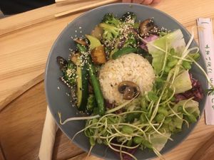 teriyaki wok at Wegeguru in Warsaw