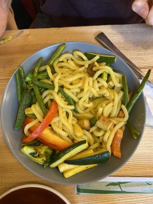 Main dish at Wegeguru in Warsaw