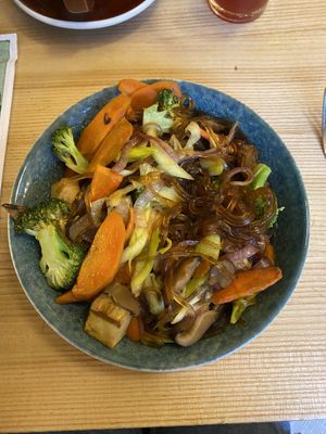 Main dish at Wegeguru in Warsaw