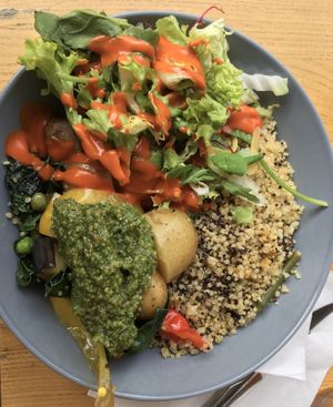 2nd dish from lunch menu at Wegeguru in Warsaw