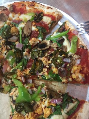 Vegan Pizza  at Bambino's Urban Pizzeria in Colorado Springs