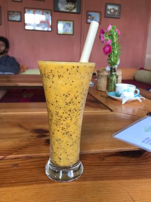 Passion fruit smoothie  at Sprouting Seeds Cafe & Bakery in Kalaw