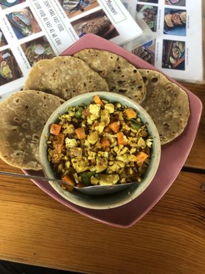 Tofu scramble  at Sprouting Seeds Cafe & Bakery in Kalaw