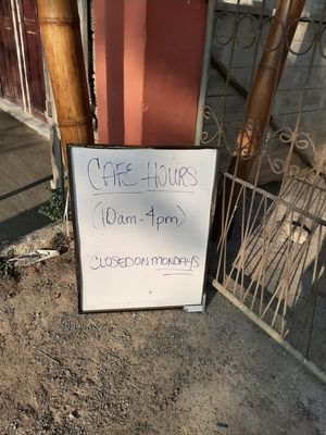 Opening hours at Sprouting Seeds Cafe & Bakery in Kalaw
