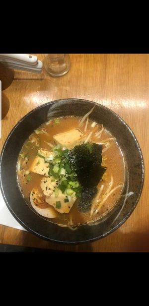 Lamen vegetariano at Marco Polo Noodles in Bruges