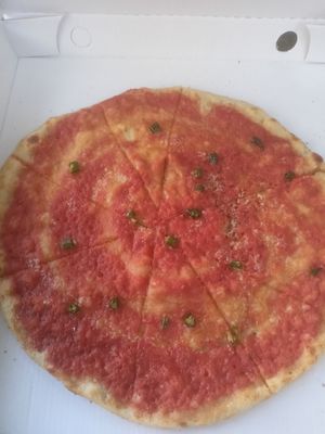 Pizza Napoli at Pizzeria Bellini in Duisburg