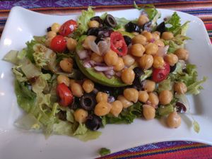 Stuffed avocado at Sabor Peruano in Santa Fe