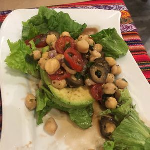 Stuffed avocado  at Sabor Peruano in Santa Fe