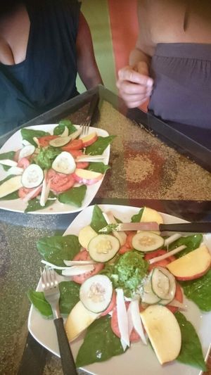 3 dish at Cafe Tango in Samaipata