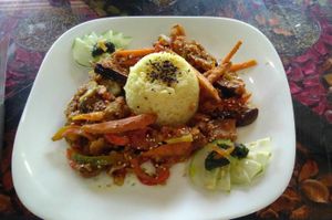 Unbeatable curry at Cafe Tango in Samaipata