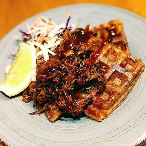 BBQ Jack and Waffles! at The Very Good Butchers in Victoria