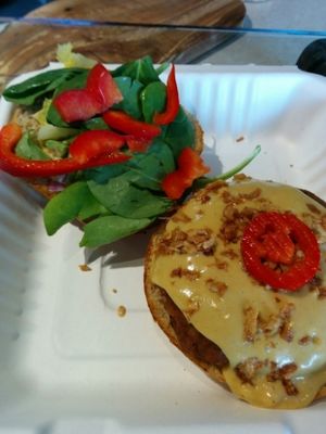 Smokin' Burger at The Very Good Butchers in Victoria