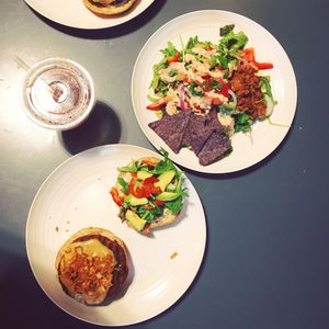 burger at The Very Good Butchers in Victoria