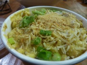 Creamy mac and cheese at The Very Good Butchers in Victoria