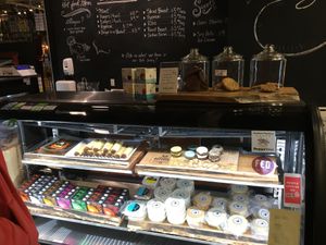 Cheeses and deserts at The Very Good Butchers in Victoria