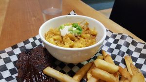 Mac cheese at The Very Good Butchers in Victoria